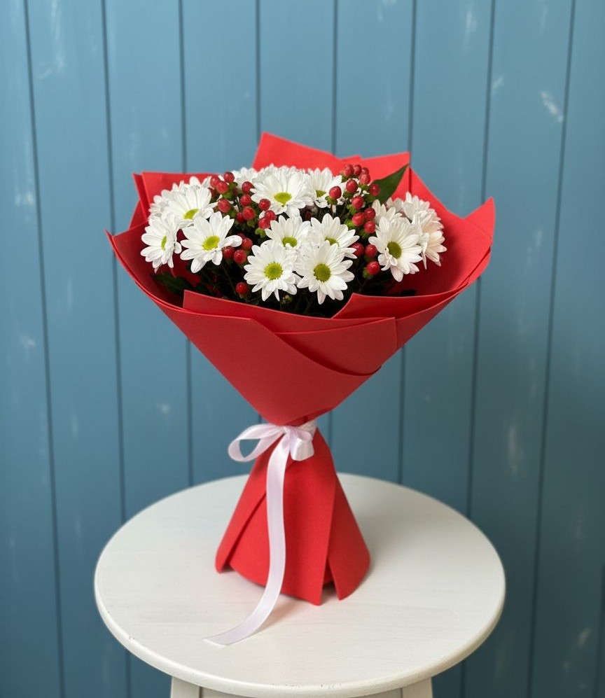 Букет цветов из: Хризантемы в Аксеново