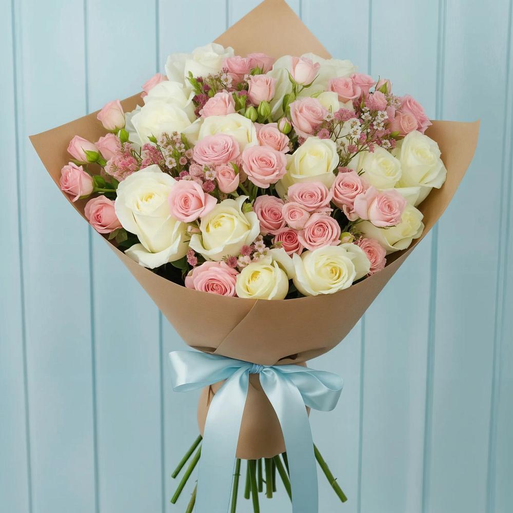Букет цветов из: Розы в Аксеново