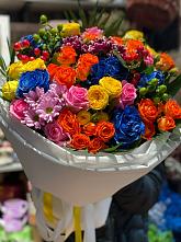 Букет цветов из:  Розы и Хризантемы #REPLACE_PRED# Аксеново