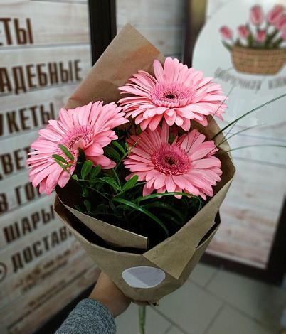 Букет цветов из: Герберы в Аксеново