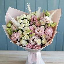 Букет цветов из:  Альстромерии и Розы #REPLACE_PRED# Аксеново